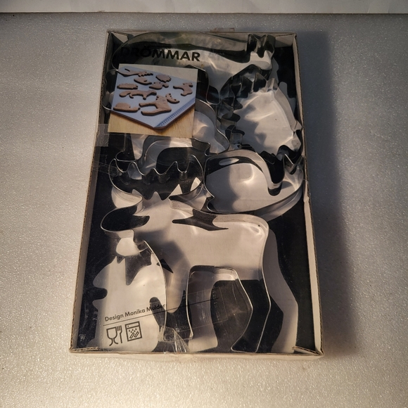 IKEA Kitchen Ikea Drommar Metal Cookie Cutters Set Of 6 Wildlife